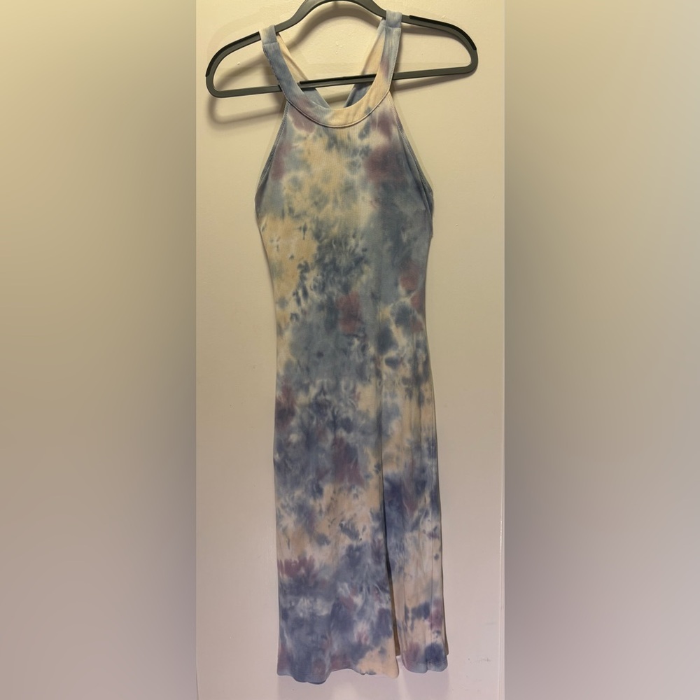 Young Fabulous & Broke Maverik Tie Dye Bodycon Midi Dress, size Medium - Picture 2 of 4